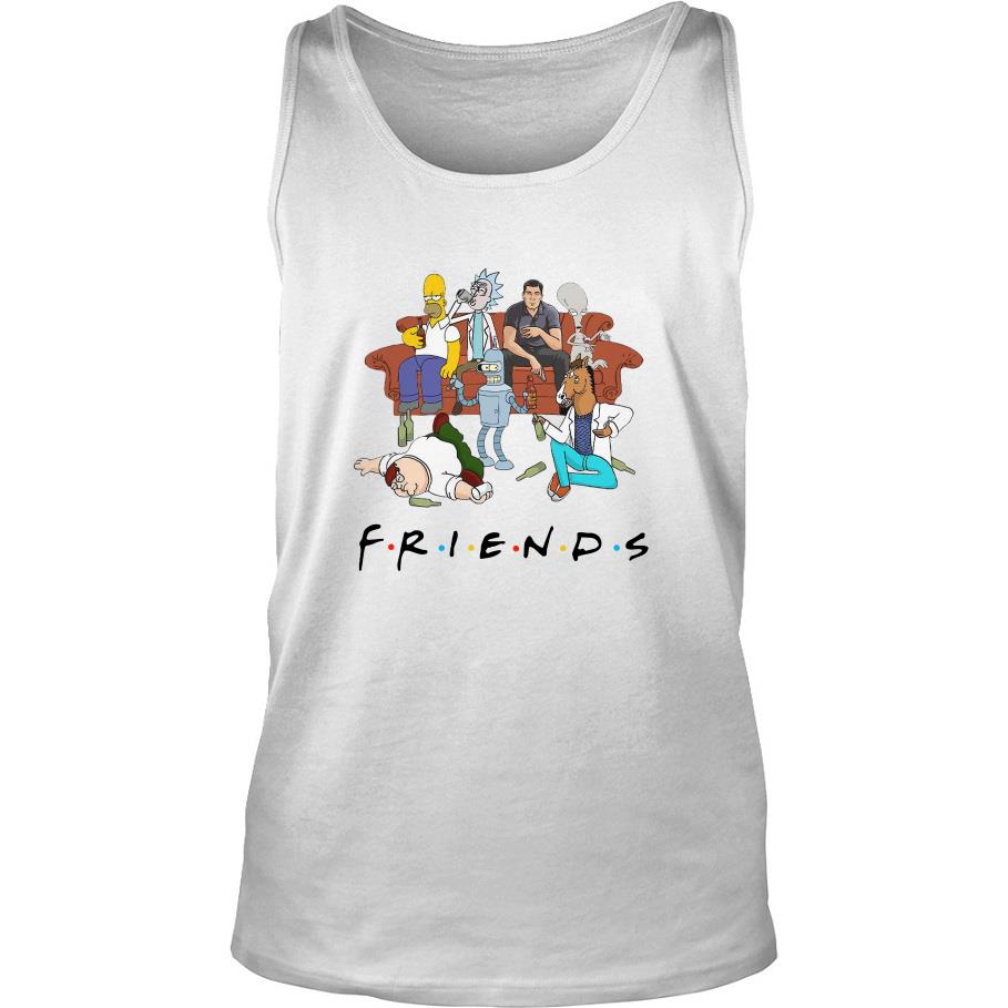 Rick and Morty Pete and Roger friends Tank Top SFA