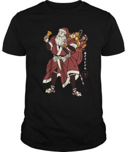 Santa Samurai T Shirt SFA