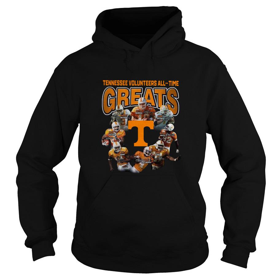 Tennessee Volunteers All Time Greats Players Signature Hoodie SFA