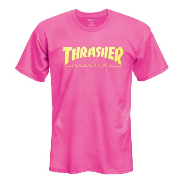 Thrasher Magazine Hot Pink t shirt F07