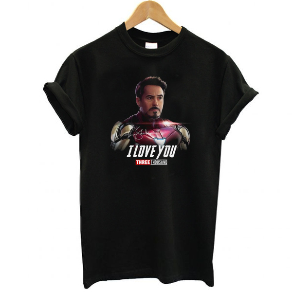 Tony Stark I love you three thousand t shirt F07