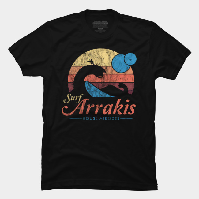 Visit Arrakis - Vintage Distressed Surf T Shirt SFA
