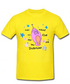 you used to call me on my shellphone t shirt F07