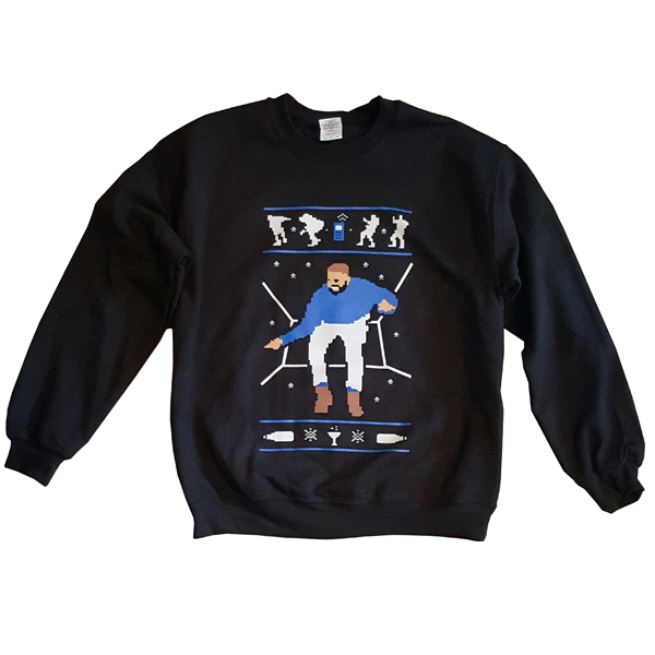 1-800 Hotline Bling Ugly Christmas Drake sweatshirt F07