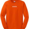 Ader Orange Sweatshirt F07