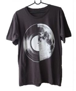 Half Moon Record Album t shirt F07