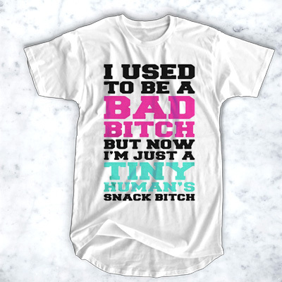 I used to be a bad bitch t shirt F07