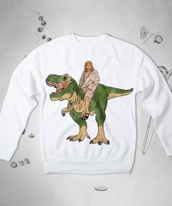 Jesus on a Dinosaur sweatshirt NA