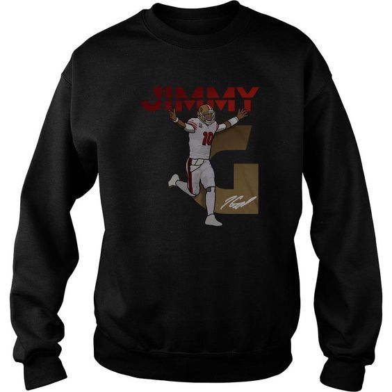 Jimmy Garoppolo San Francisco 49ers Signature sweatshirt F07