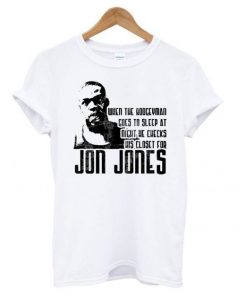 Jon Jones Bones Mma Mixed Fighter t shirt F07