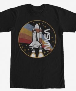 NASA Rocket t shirt F07