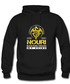 NOURI – Blood Runs Through My Veins Hoodie NA
