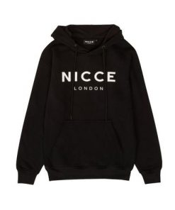 Nicce London Black hoodie F07