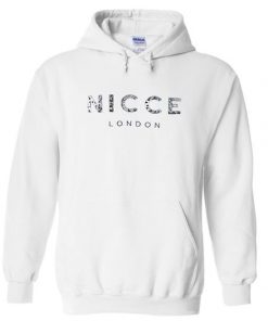Nicce London White hoodie F07