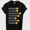 One Week Emoji t shirt F07