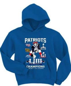 Patriots Super Bowl LIII Champions hoodie F07