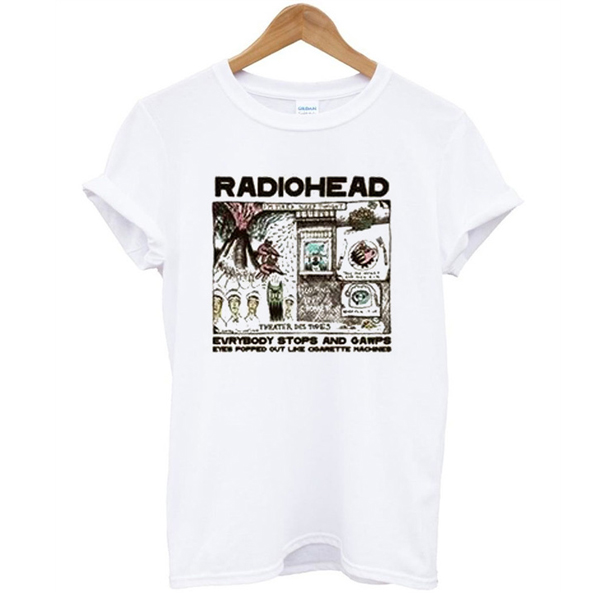 Radiohead Colored In Drawing t shirt F07