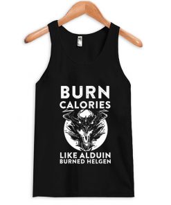 Skyrim Burn Calories Like Alduin Burned Helgen tank top NA