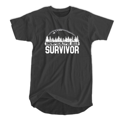 Snoqualmie Snowpocalypse 2019 Survivor t shirt F07