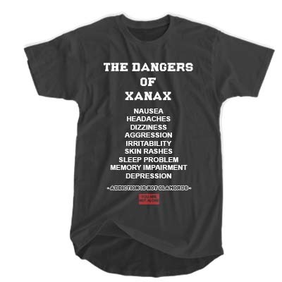 The Dangers Of Xanax t shirt F07