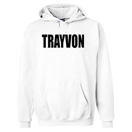 Trayvon Martin White hoodie F07