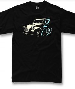 2CV inspired classic car tshirt NA