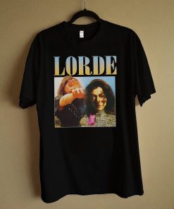 Lorde 90s Vintage Black Rapper T Shirt NA