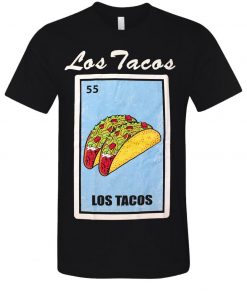 Los Tacos Loteria Mexican Bingo T-Shirt NA