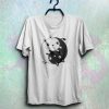 Funny yin yang cat t-shirt NA