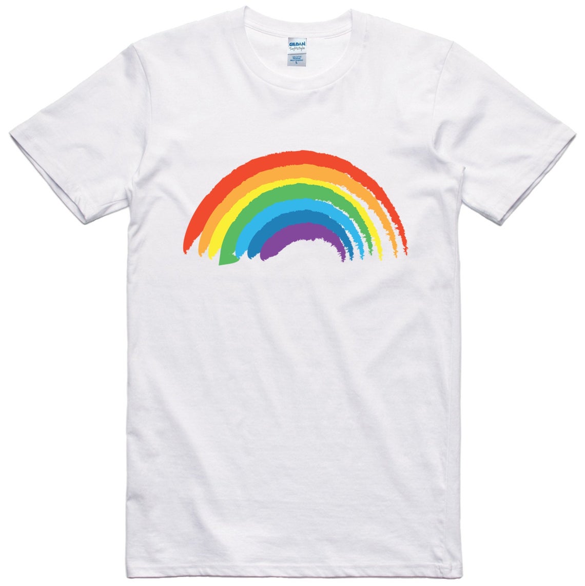 Stay Safe Rainbow T Shirt NA