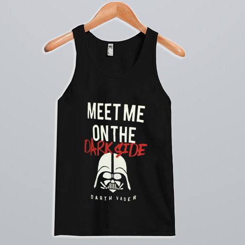 Meet Me On The Dark Side Darth Vader Tank Top NA