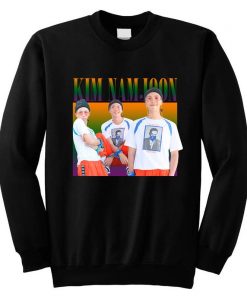 RM Kim Namjoon BTS Bangtan Boys KPOP Retro Vintage Style Unisex Sweatshirt NA