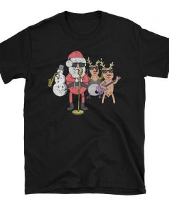 Rock N Roll Music Christmas Ugly Shirt NA
