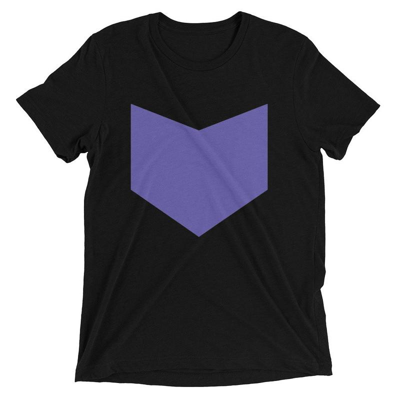 Minimalist Hawkeye Design Short sleeve T Shirt NA