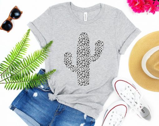 Leopard Cactus T Shirt NA