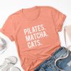 Pilates matcha cats T Shirt NA