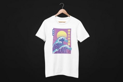 Big Wave Vaporwave T-Shirt NA