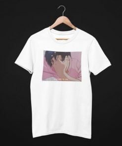 Manga Boy Sad Vintage Art T-Shirt NA