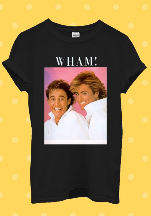 George Michael Wham Pretty Boys Cool T Shirt NA