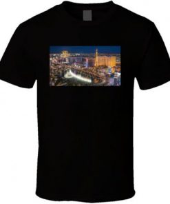 Las Vegas Strip Casino Gambling Lucky T Shirt NA