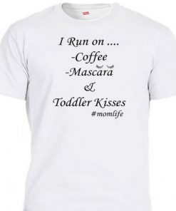 I Run on Coffee T Shirt NA
