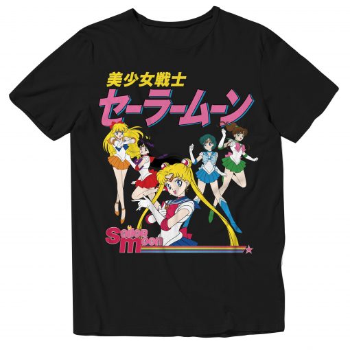 Sailor Moon Scouts Kanji T-Shirt NA