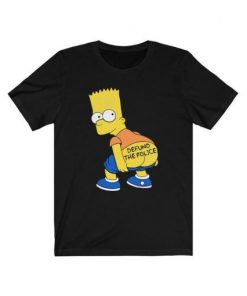 Defund the Police Bart Simpson T-shirt NA