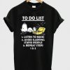 To Do List Snoopy T-Shirt NA