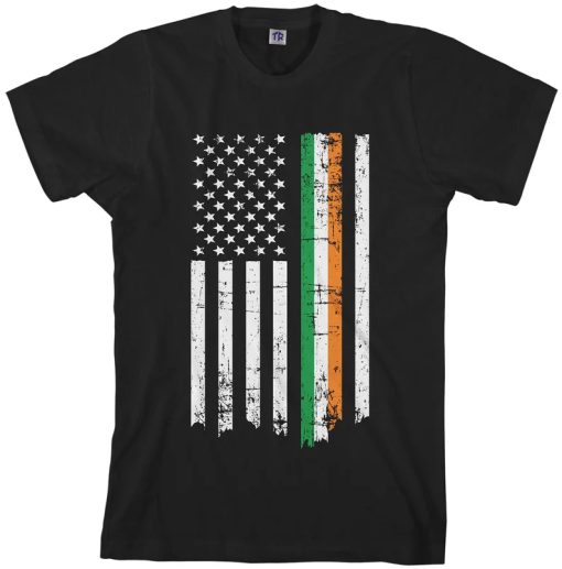 Irish American Flag tshirt NA