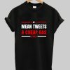 Mean Tweets And Cheap Gas Trump 2024 tshirt NA