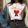 Bad Bunny Sad Heart T-Shirt na