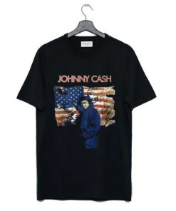 Johnny Cash USA Flag T Shirt NA