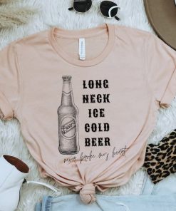 Long Neck Ice Cold Beer tshirt NA