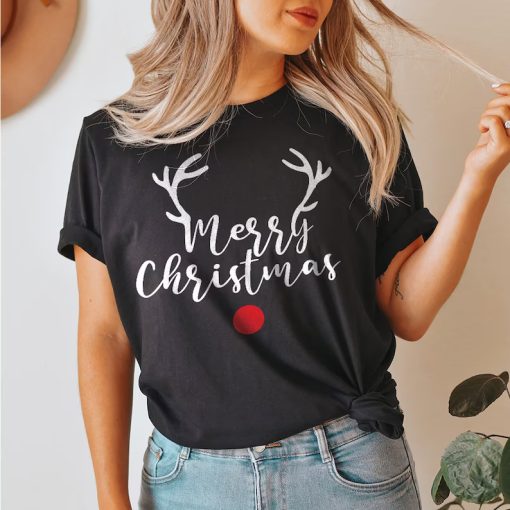 REINDEER MERRY CHRISTMAS T-shirt NA